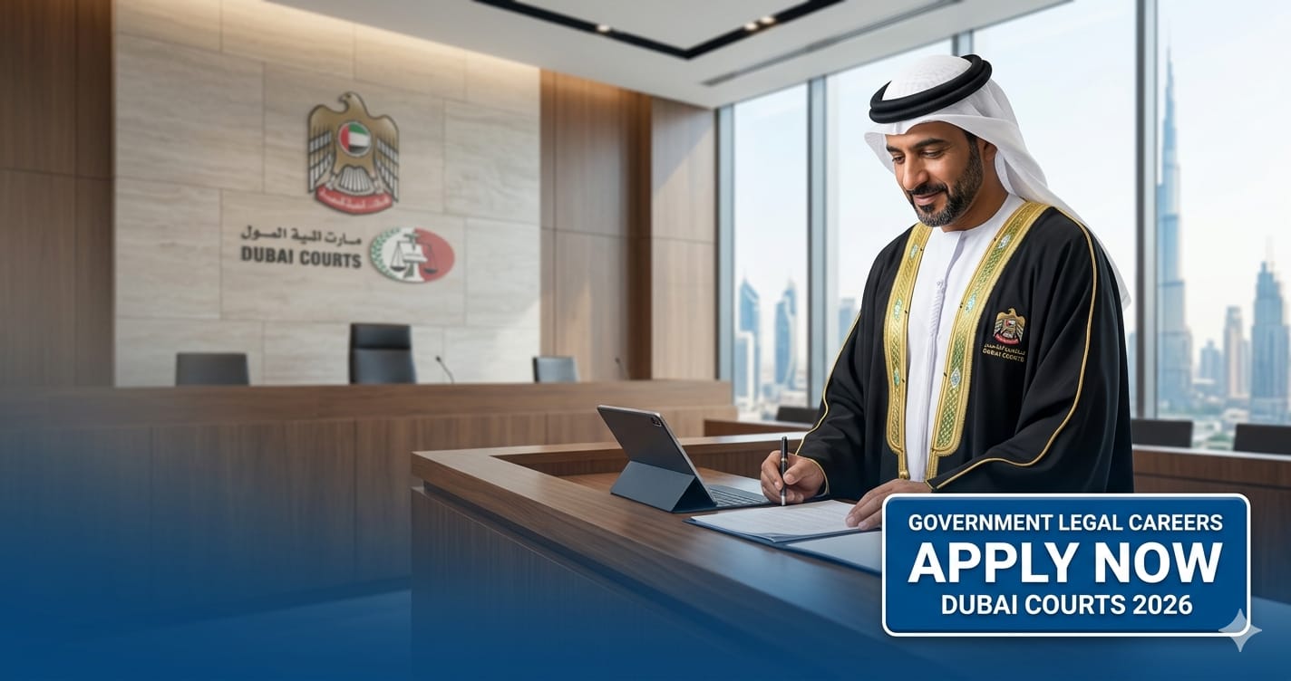Amazing Judge in First Instance Dubai Courts UAE 2026 | Government Legal Careers