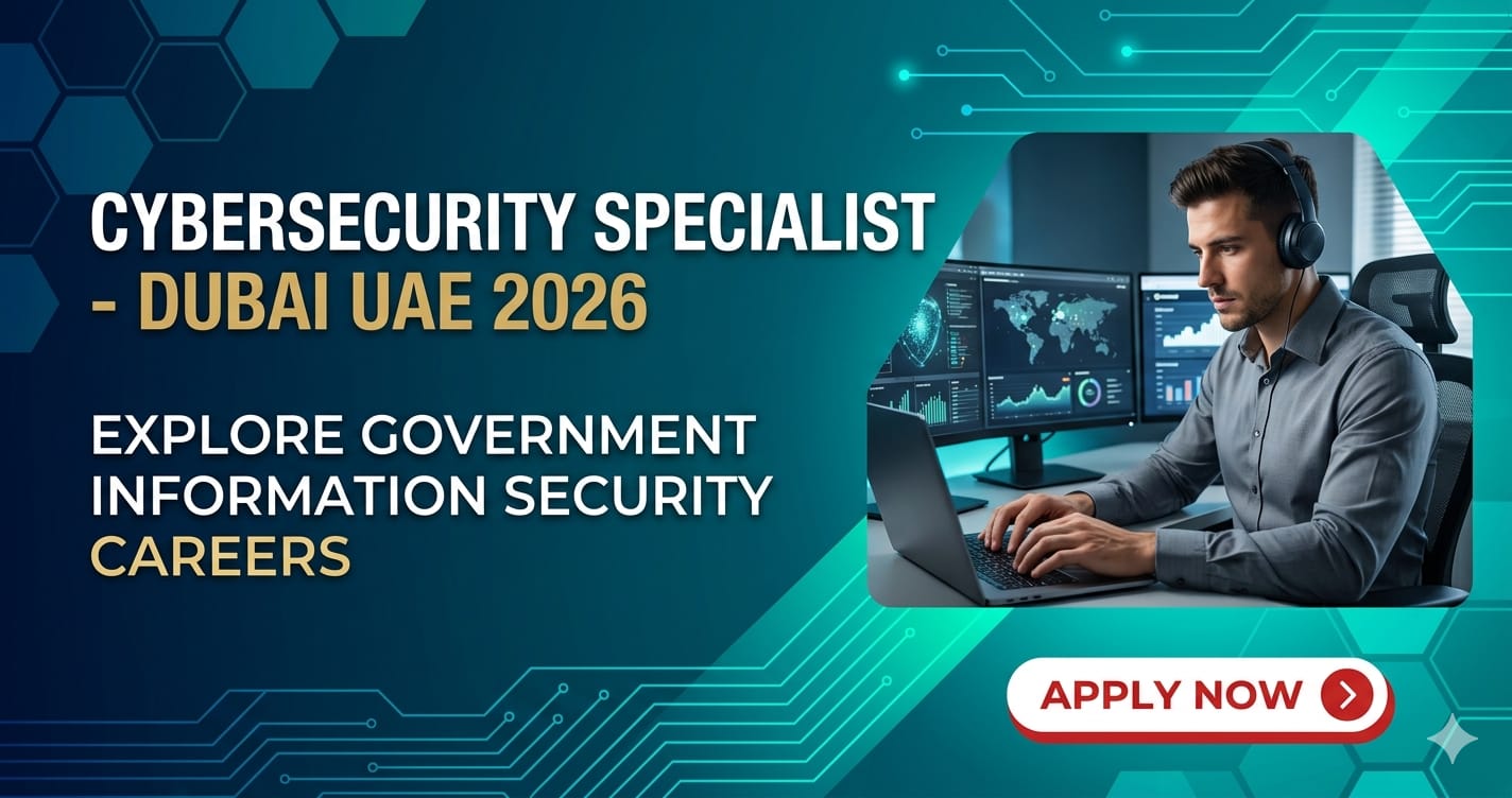 Cybersecurity Specialist Dubai UAE 2026 | Government Information Security Careers