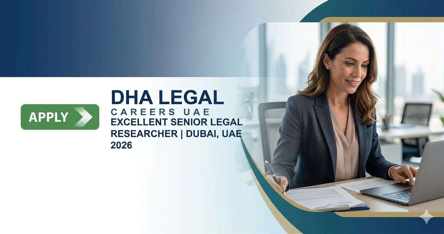 Excellent Senior Legal Researcher Dubai UAE 2026 | DHA Legal Careers UAE