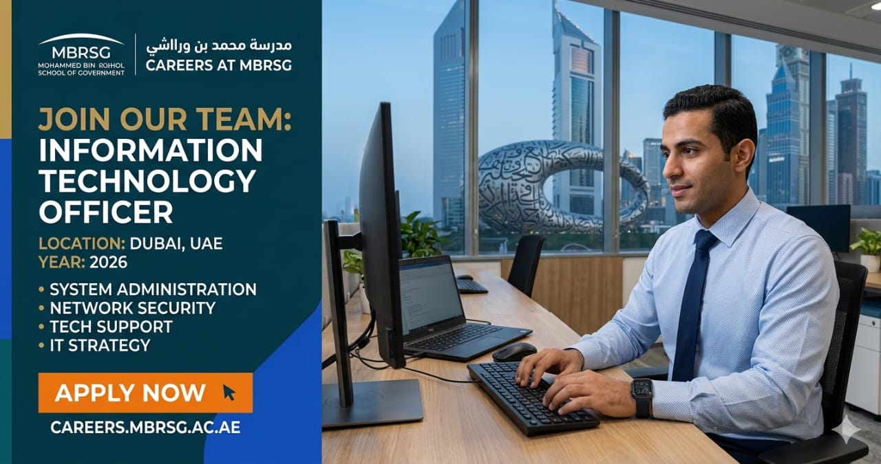 Information Technology Officer UAE 2026 | MBRSG Careers Dubai