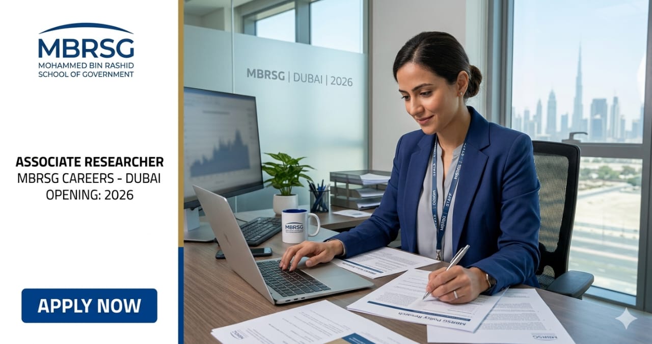 Associate Researcher UAE 2026 | MBRSG Research Careers Dubai