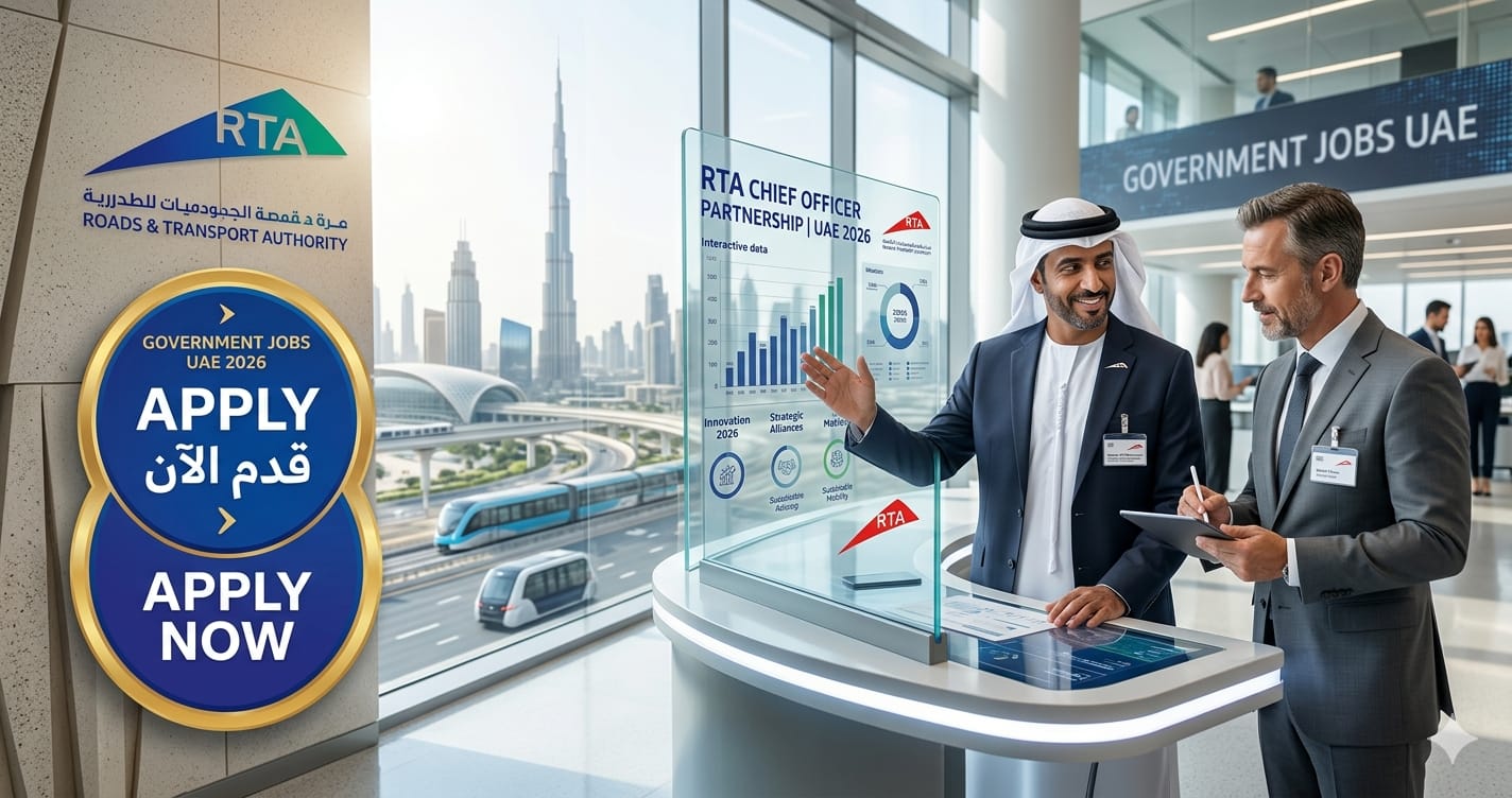 Outstanding Chief Officer Partnership RTA UAE 2026 | RTA Careers Dubai