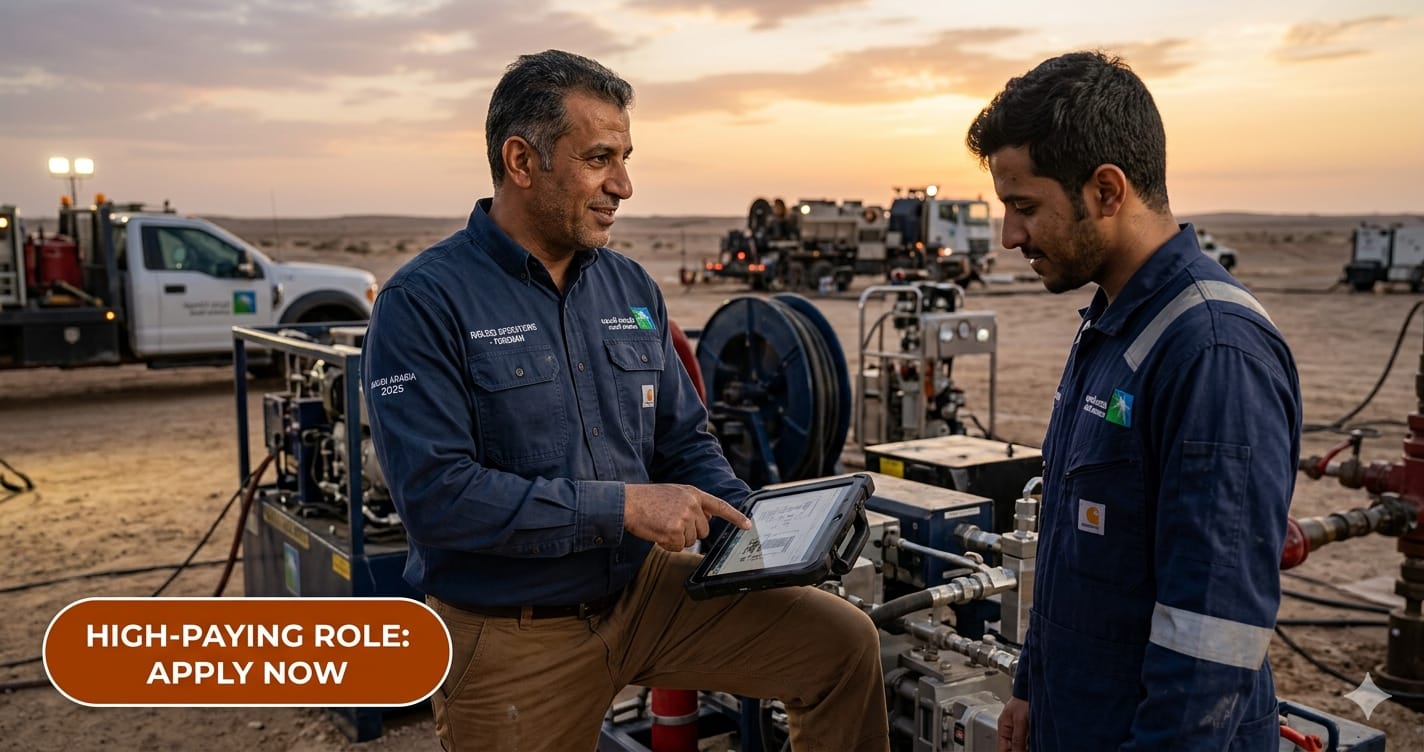 Best Rigless Operations Foreman Saudi Arabia 2026 | High-Paying Aramco Energy Careers