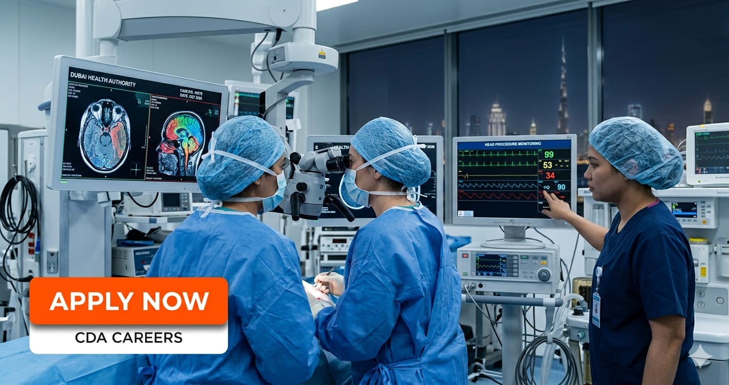 Amazing Head Procedures Monitoring Dubai UAE 2026 | CDA Careers