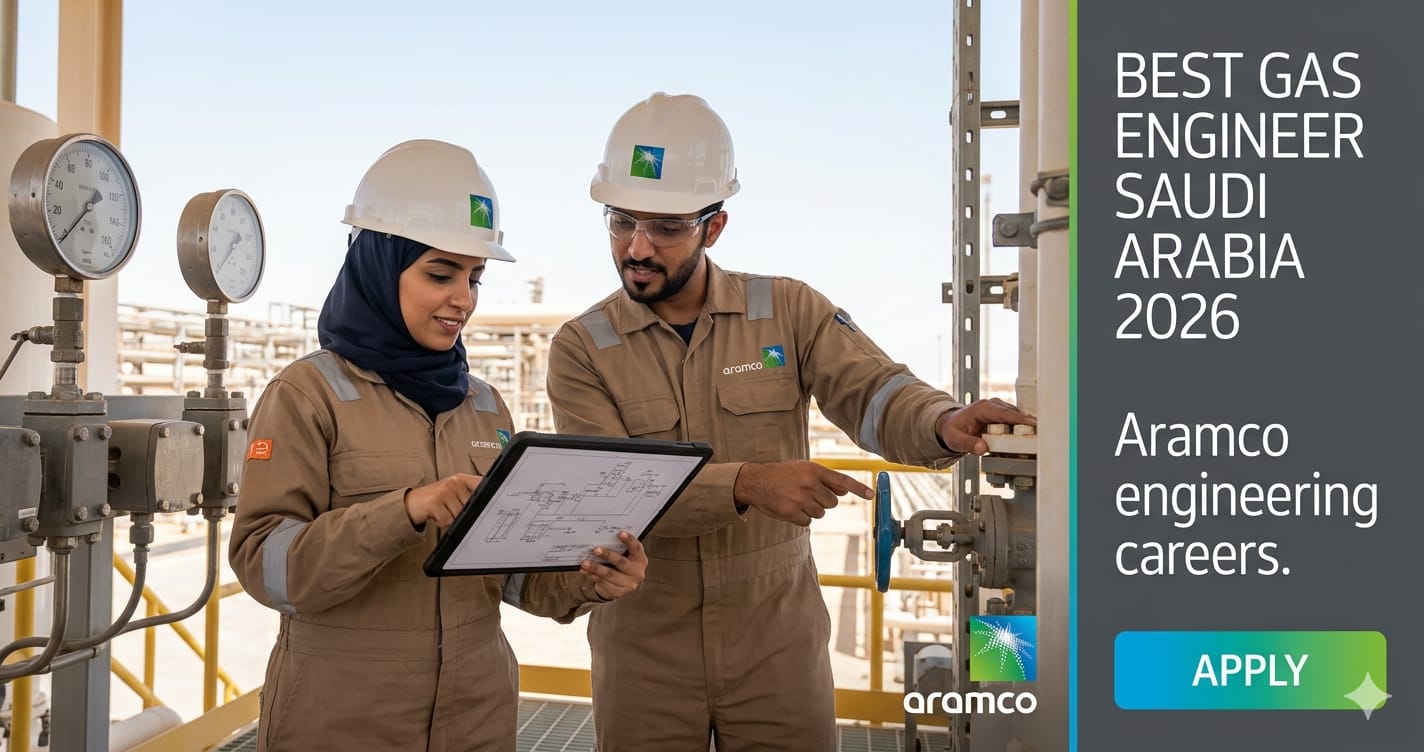 Best Gas Process Engineer Saudi Arabia 2026 | High-Paying Aramco Energy Careers