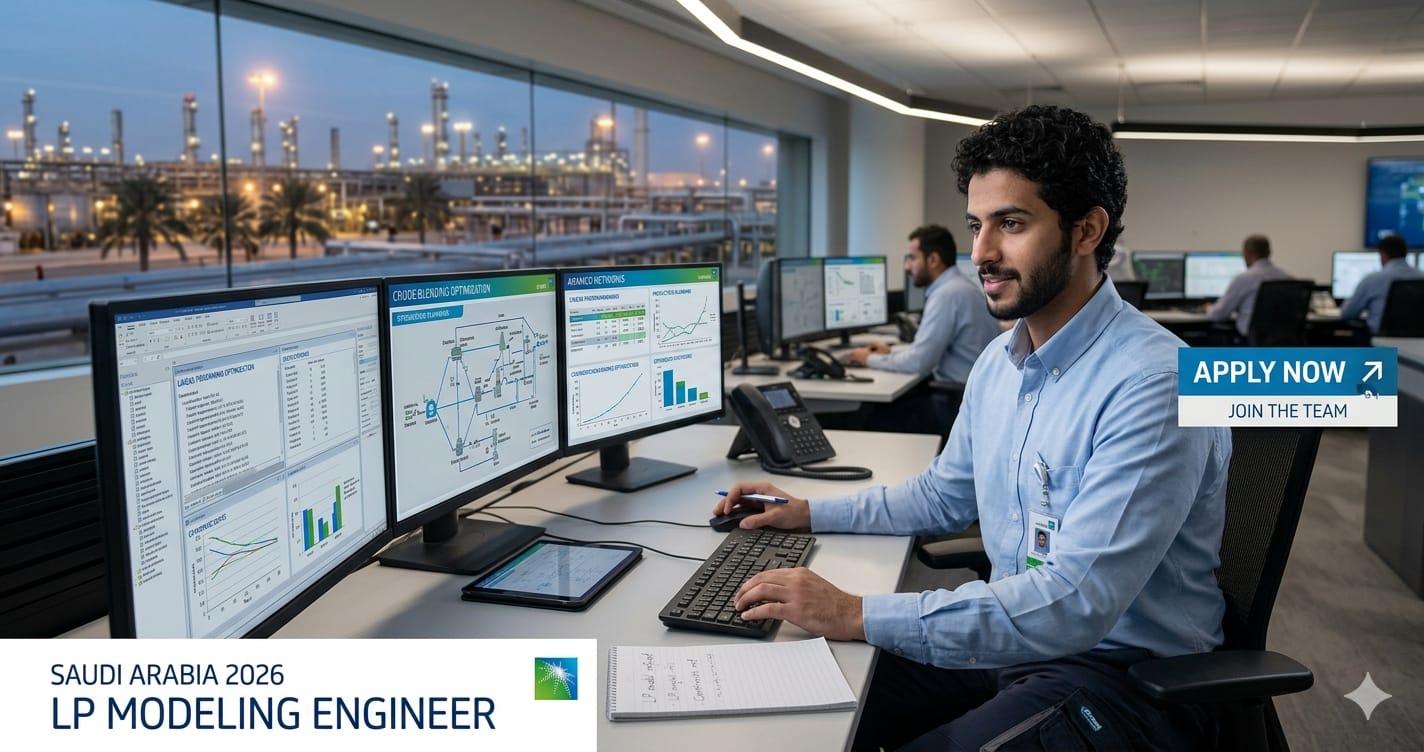 Outstanding Linear Programming LP Modeling Engineer Saudi Arabia 2026 | High-Paying Aramco Careers