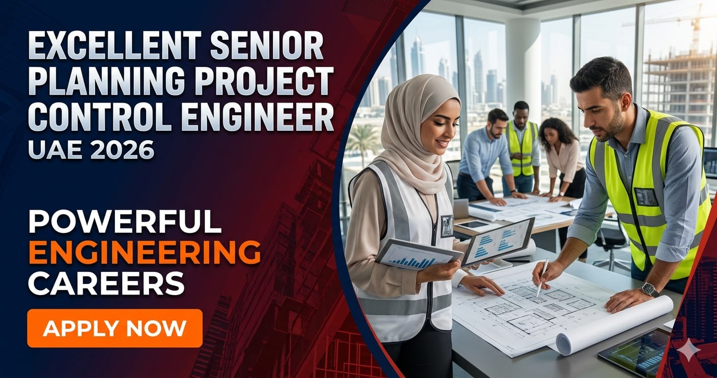 Excellent Senior Planning Project Control Engineer UAE 2026 | Powerful Engineering Careers