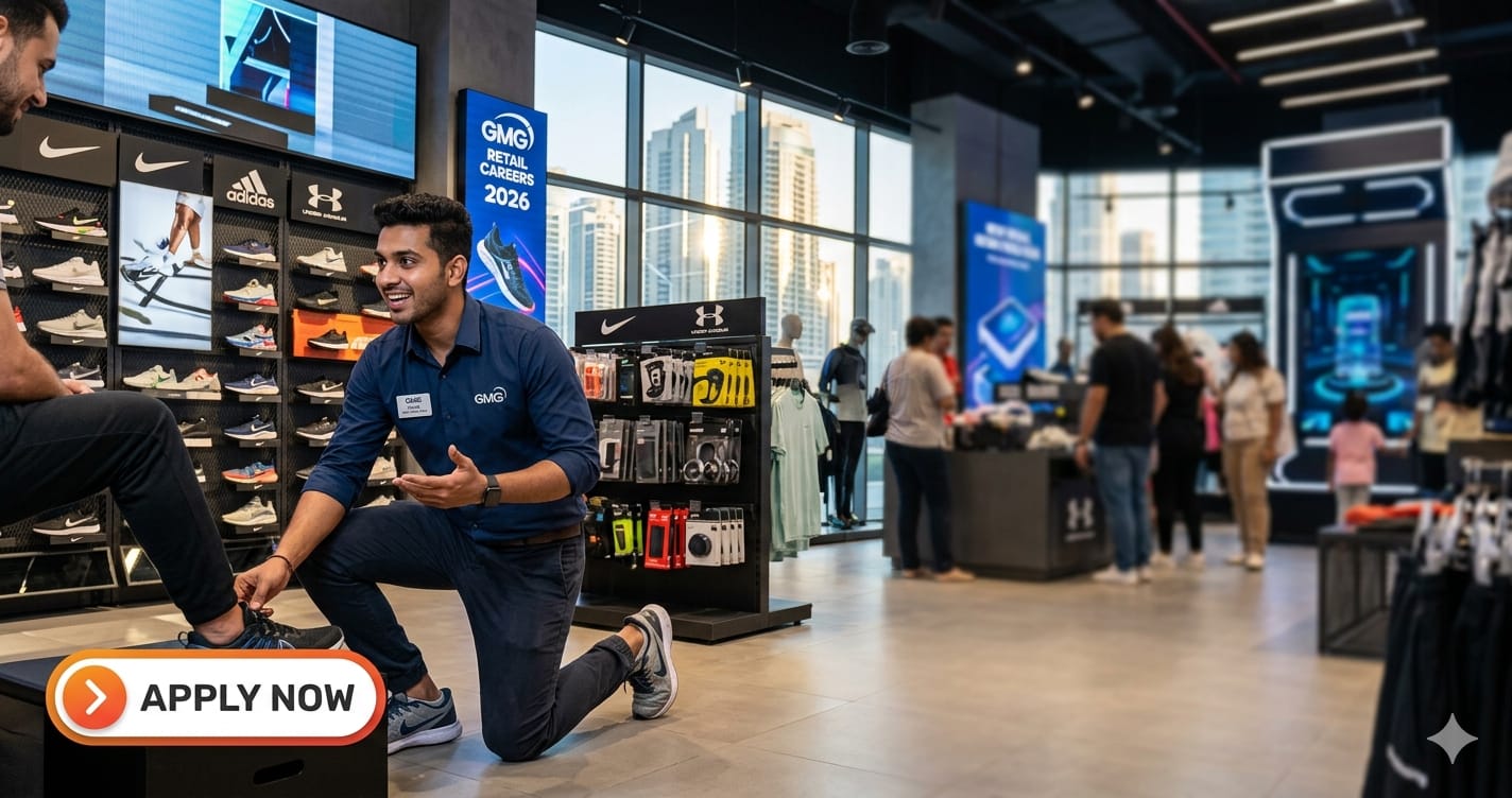 Amazing Sales Assistant Sports Dubai UAE 2026 | GMG Retail Careers
