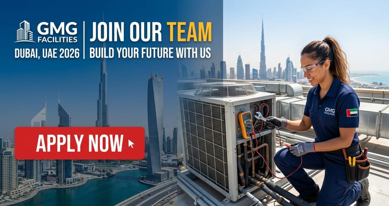 Top HVAC Technician Dubai UAE 2026 | GMG Facilities Careers