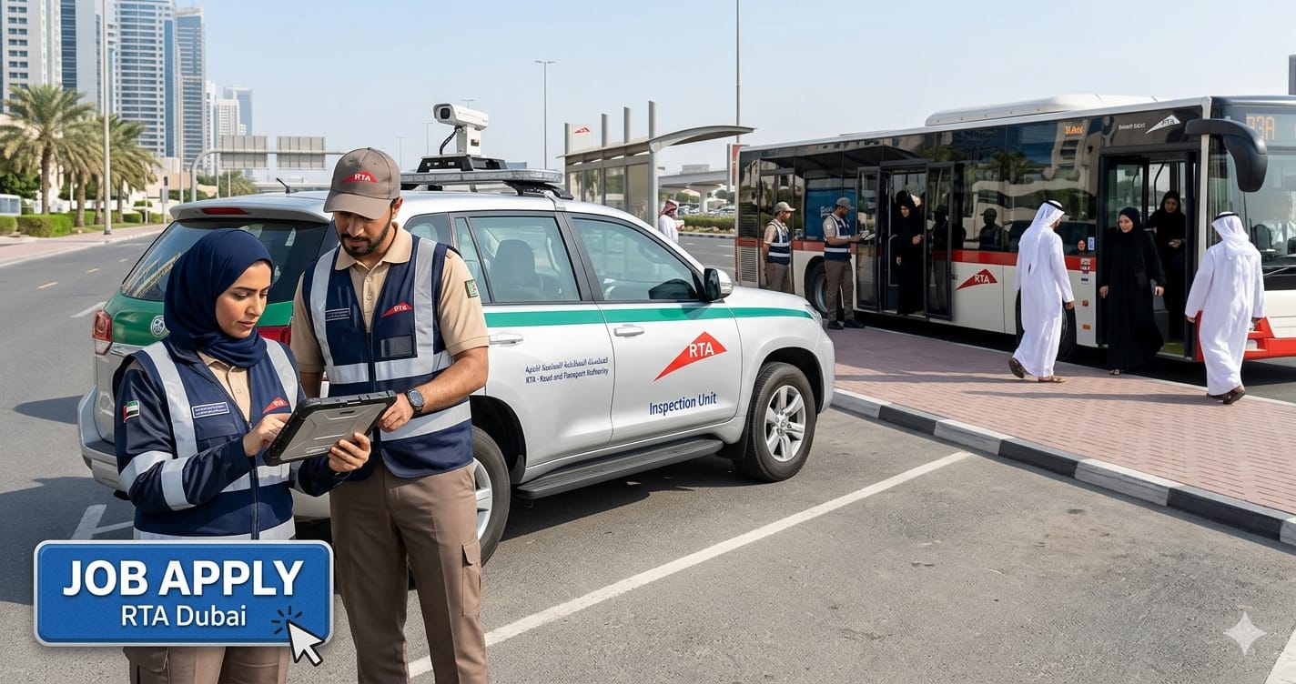 Elite Inspector Vehicles Monitoring & Passengers Transport UAE Nationals 2026 | RTA Dubai Jobs