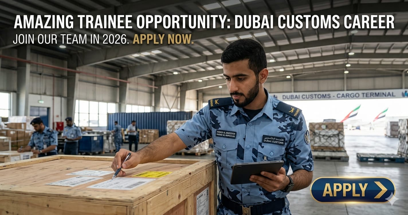 Trainee Customs Inspection UAE Nationals 2026 | Dubai Customs Careers