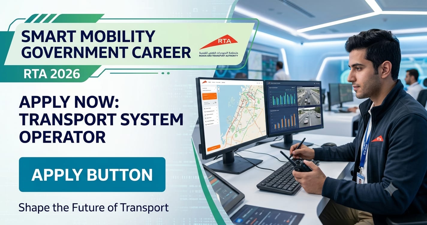 Transport System Operator RTA 2026 | Smart Mobility Government Career