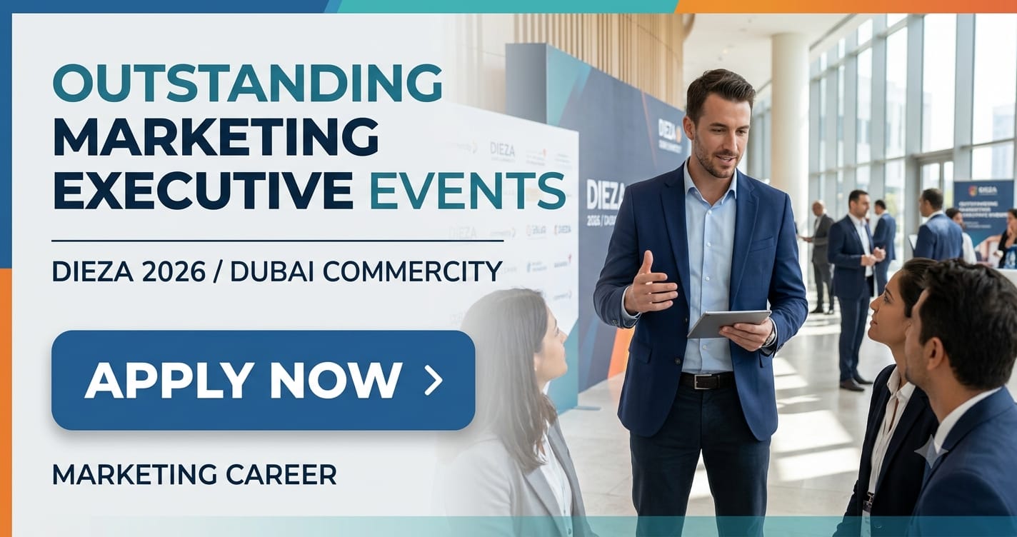 Excellent Marketing Executive Events UAE Nationals 2026 | DIEZ Dubai Careers