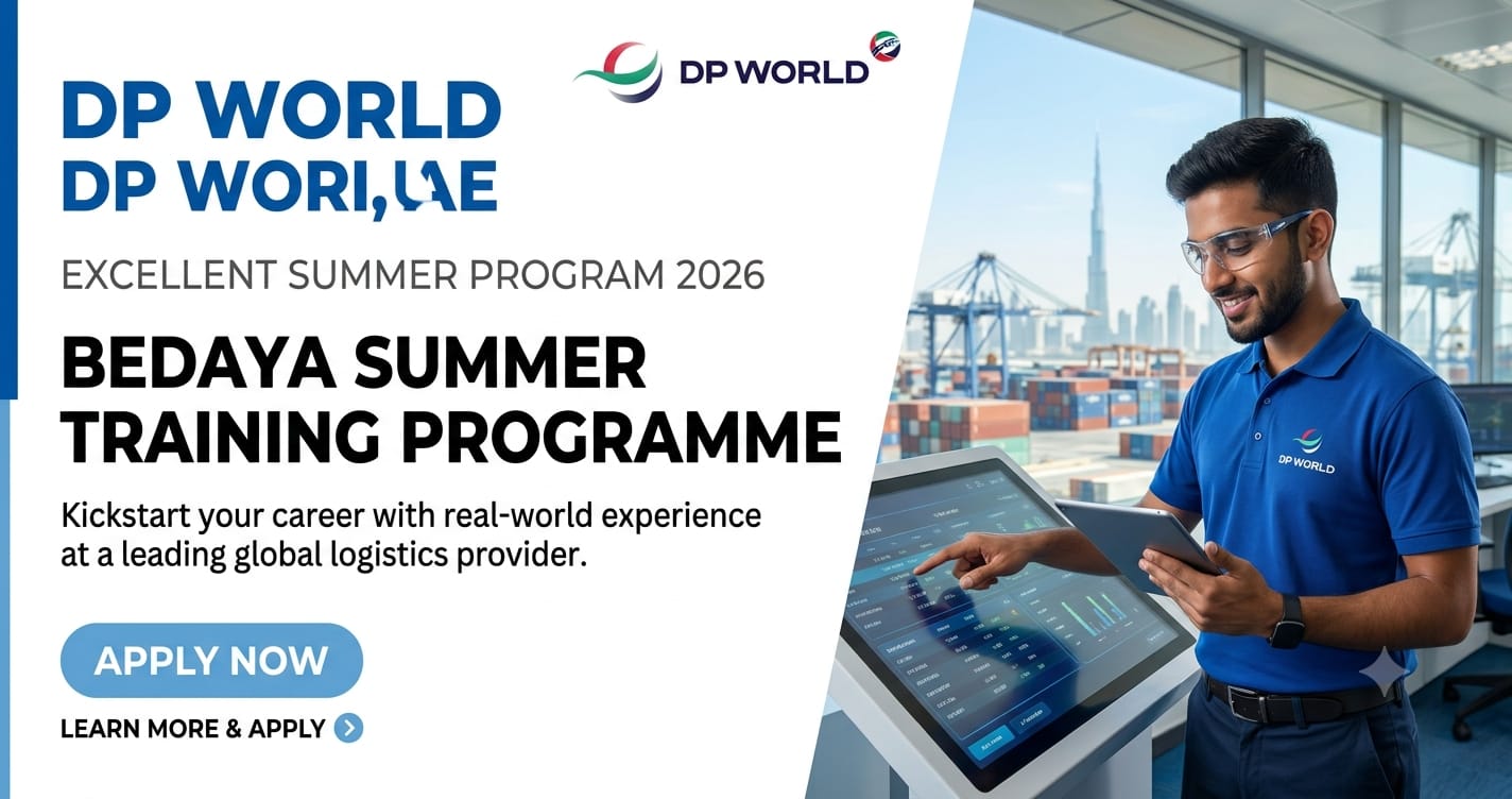 Excellent Summer Program DP World Dubai UAE 2026 | Bedaya Summer Training Programme