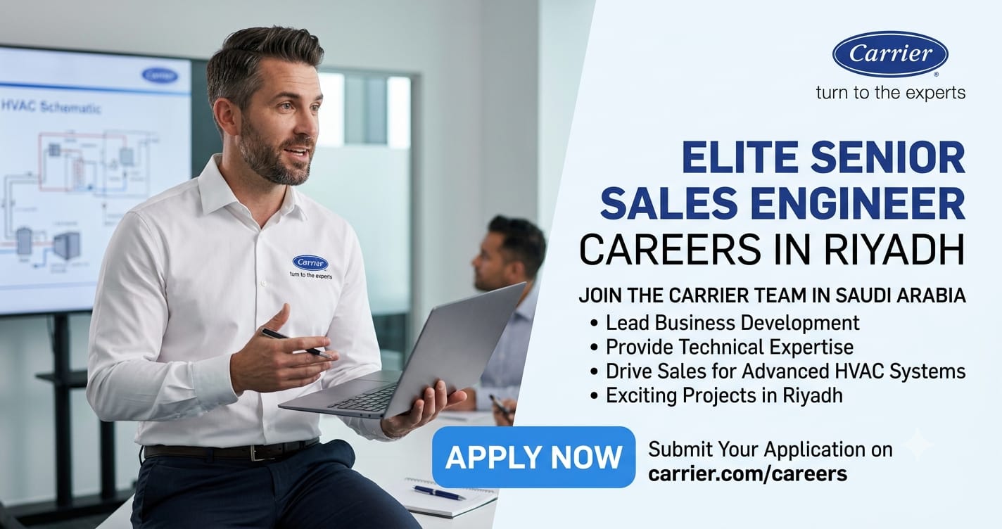 Elite Senior Sales Engineer Careers in Riyadh | Carrier Corporation Jobs