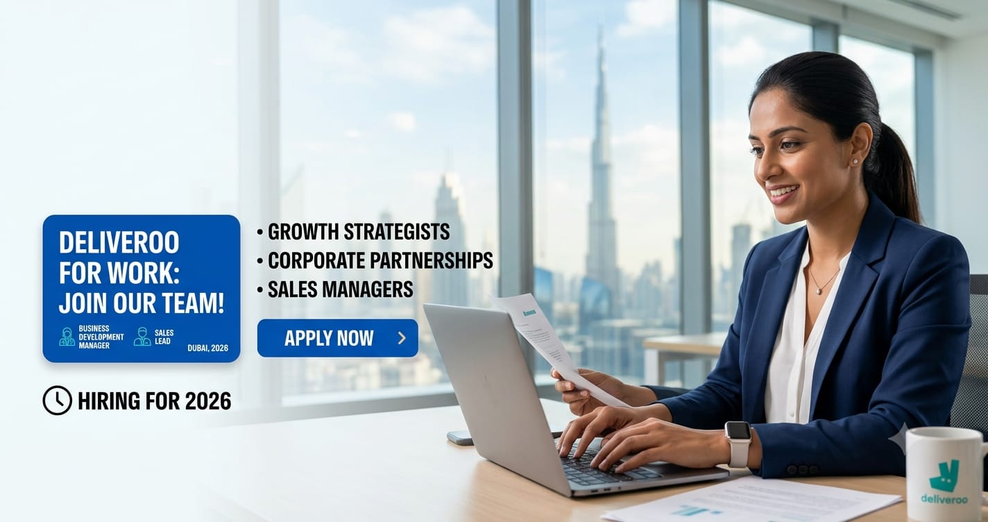 Business Development Manager Jobs in Dubai 2026 | Deliveroo for Work