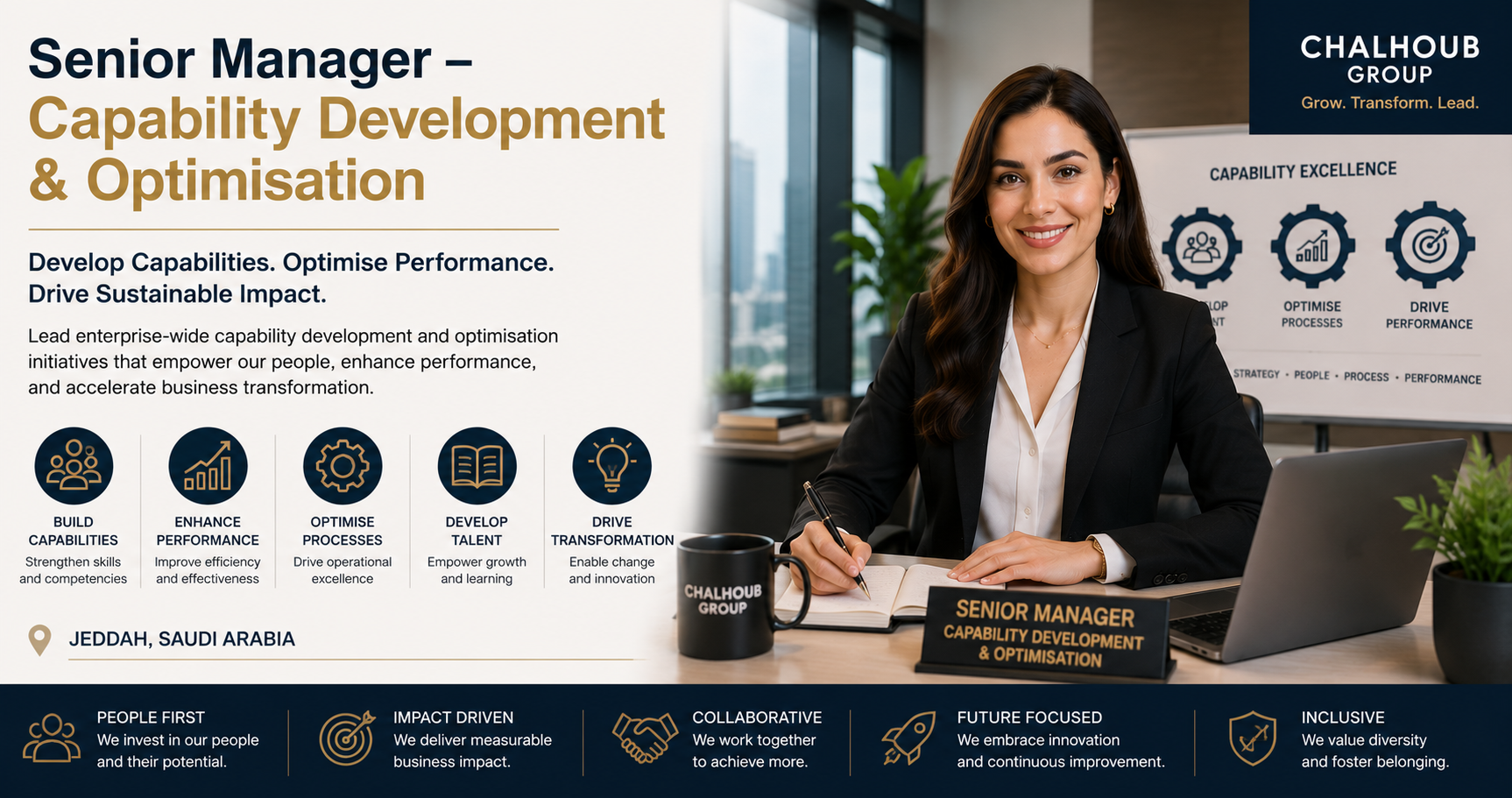 Senior Manager – Capability Development & Optimisation