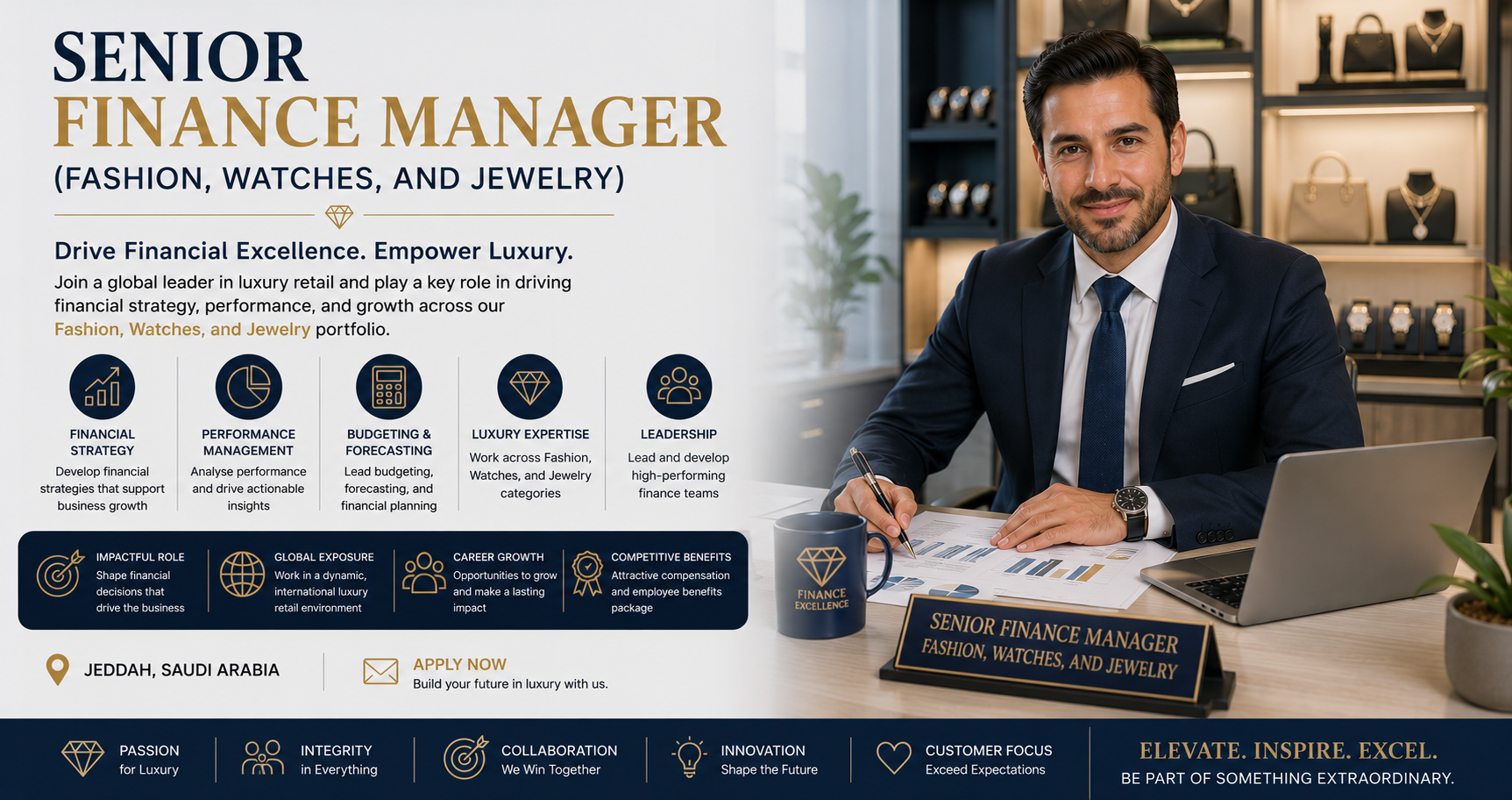 Senior Finance Manager (Fashion, Watches, and Jewelry)