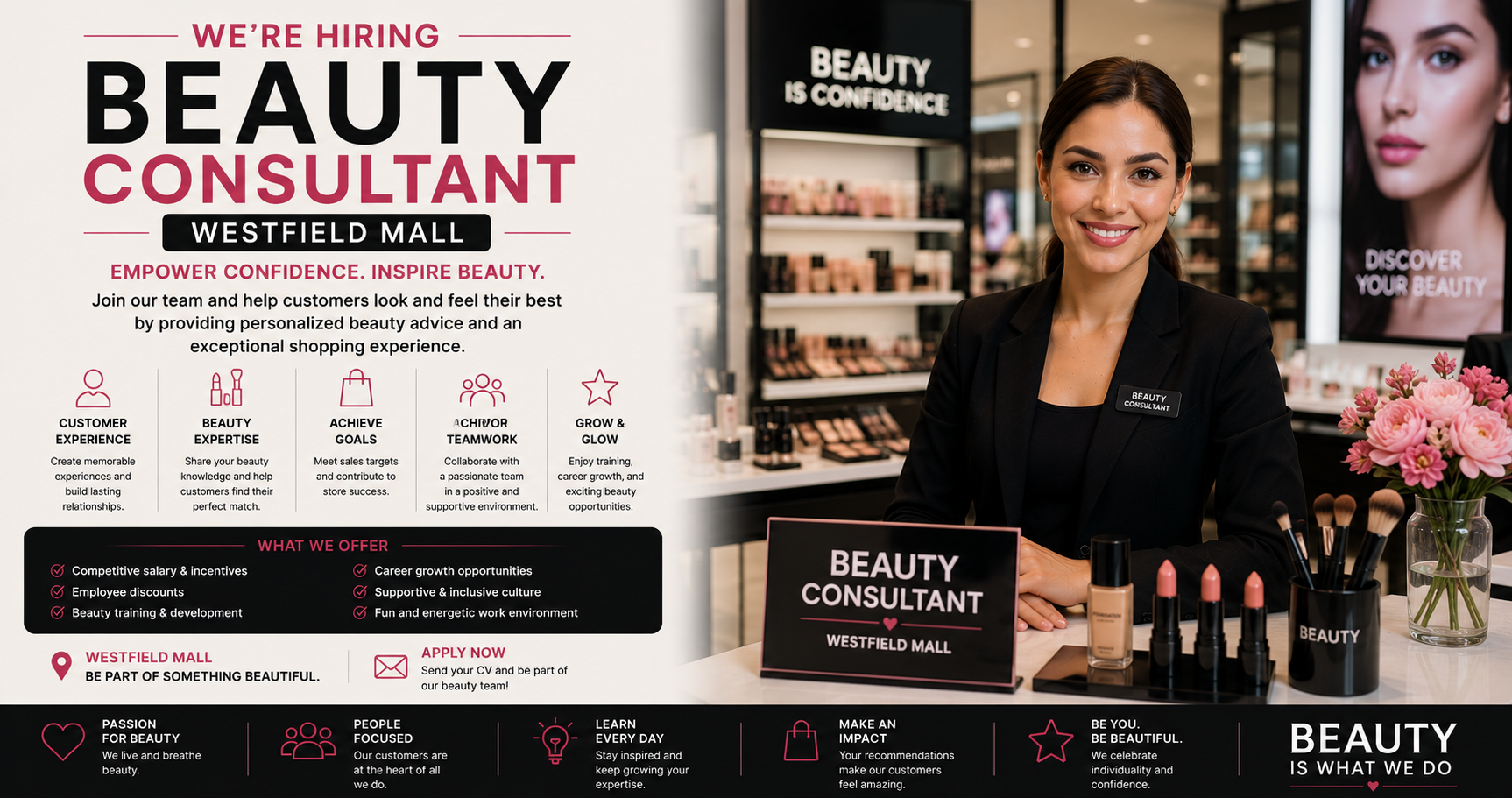 Beauty Consultant – Westfield Mall