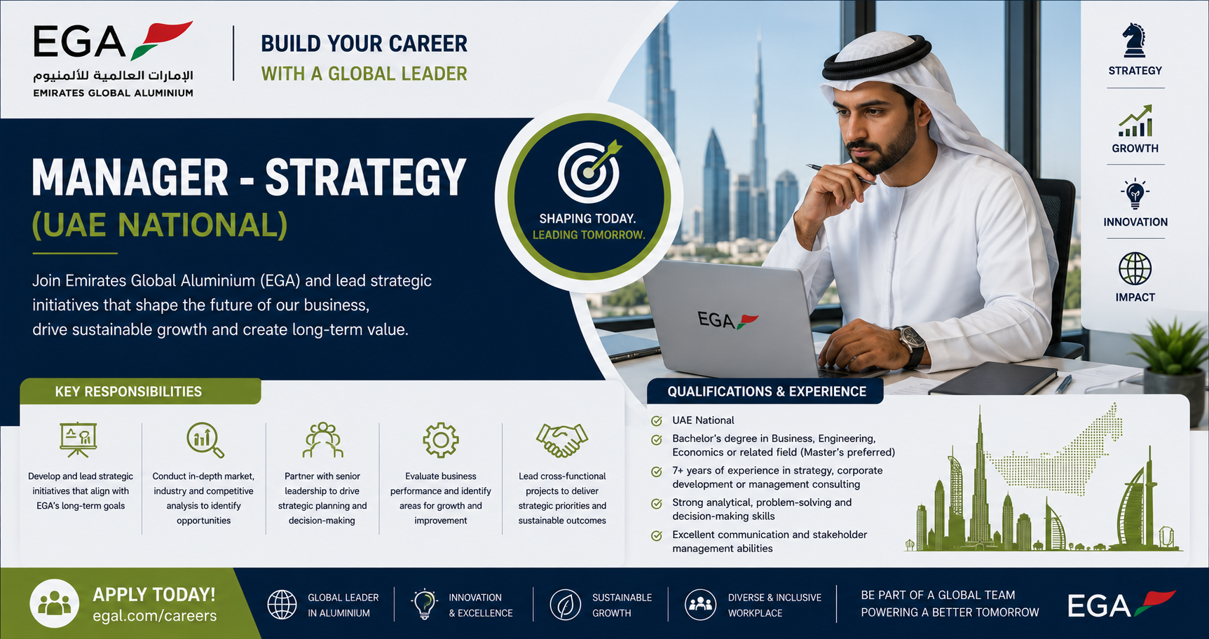 Manager – Strategy (UAE National)