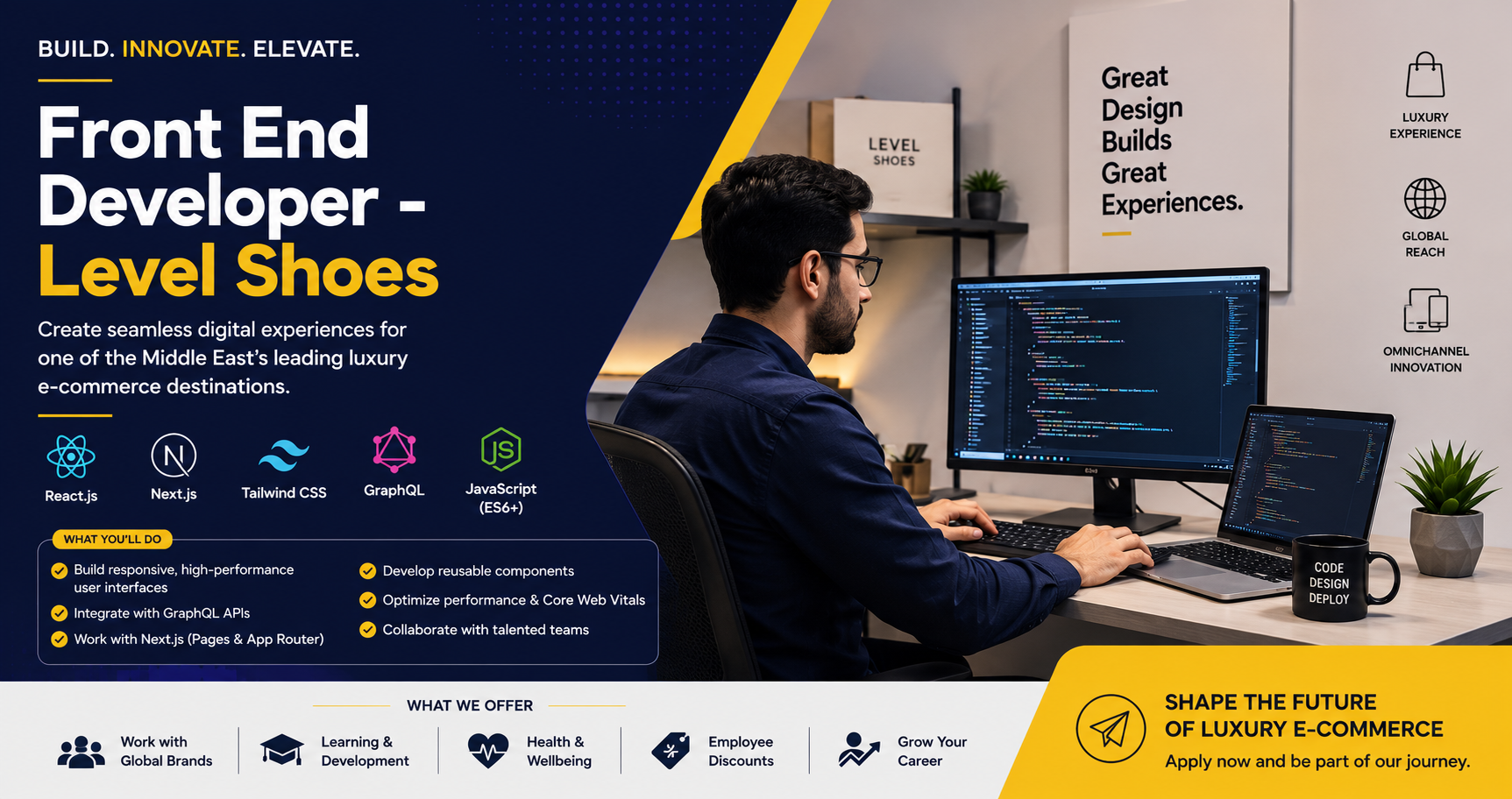 Front End Developer – Level Shoes
