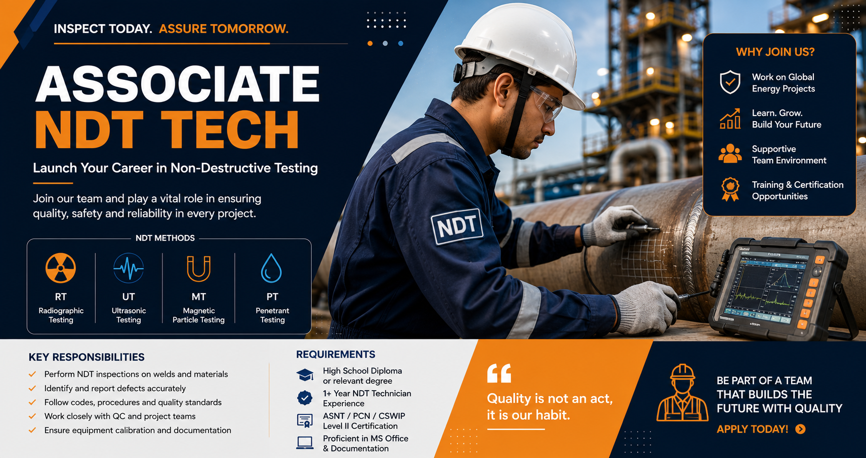 Associate NDT Tech
