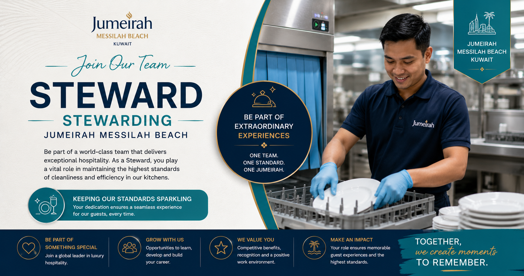 Steward – Stewarding – Jumeirah Messilah Beach