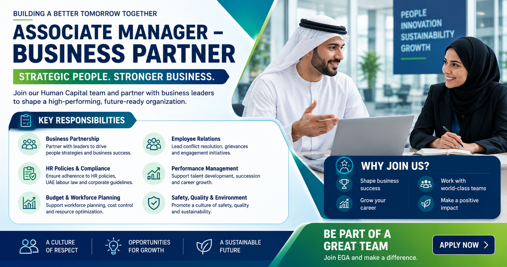 Associate Manager – Business Partner