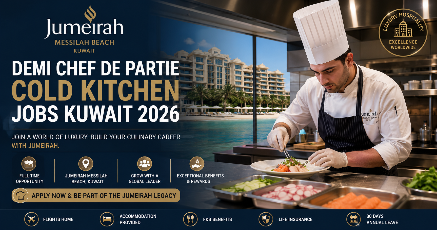 Demi Chef De Partie – Sushi Specialist – Jumeirah Messilah Beach