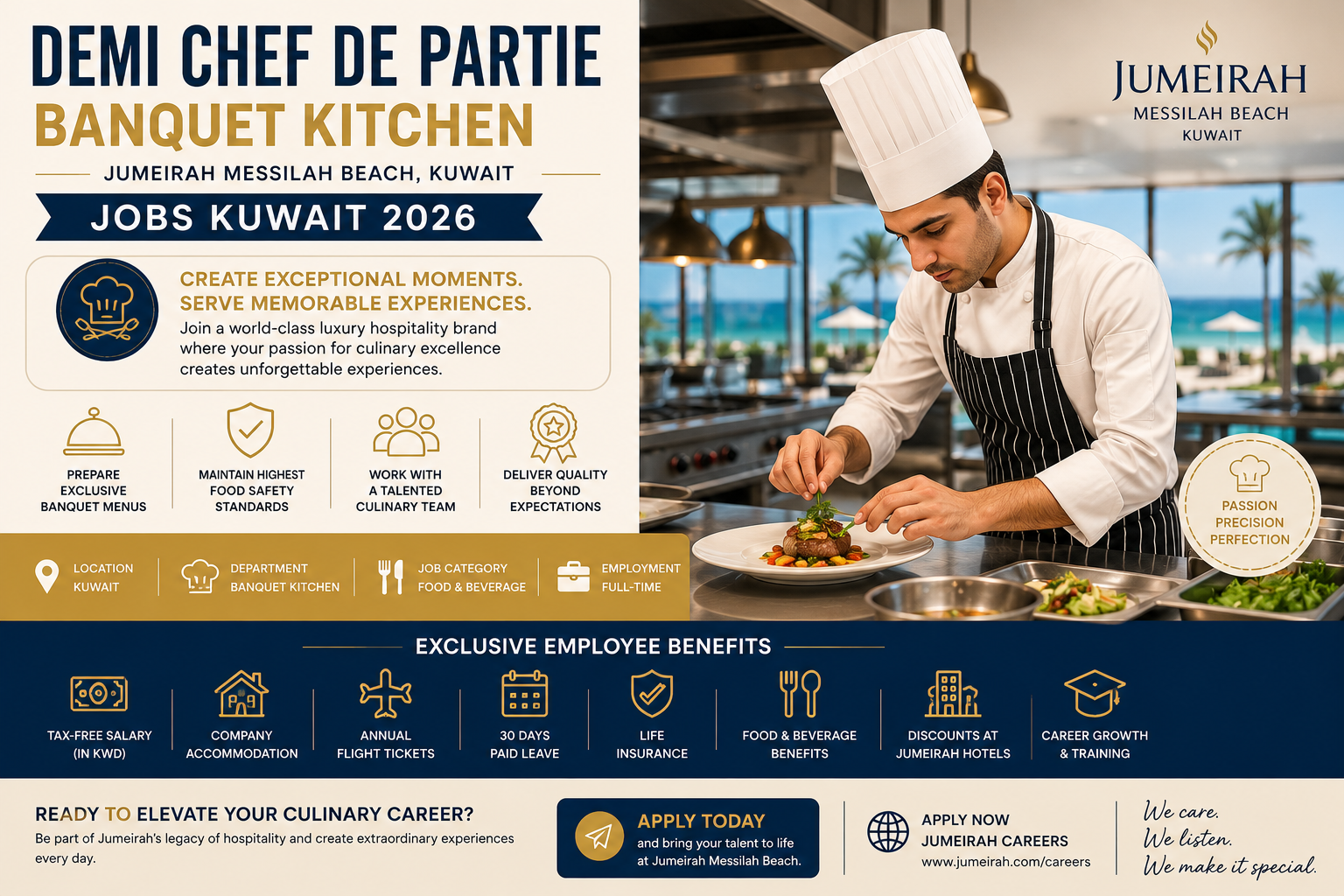 Demi Chef De Partie- Banquet Kitchen- Jumeirah Messilah Beach