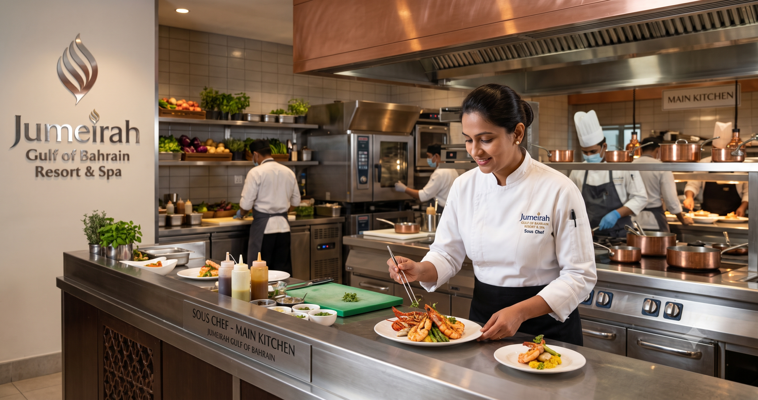 Sous Chef – Main Kitchen – Jumeirah Gulf of Bahrain Resort & Spa