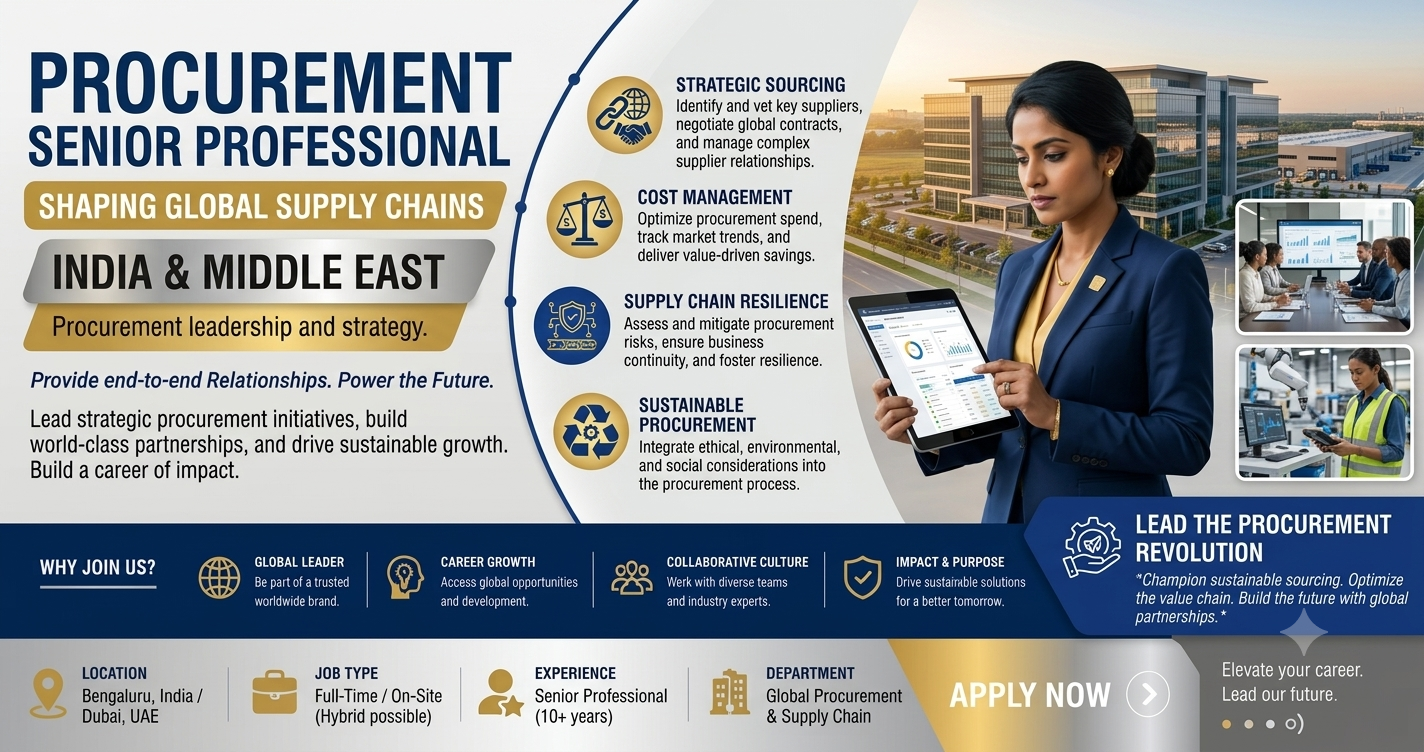 Procurement Senior Professional