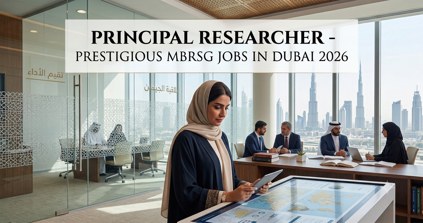 Principal Researcher Jobs in Dubai | MBRSG Careers 2026