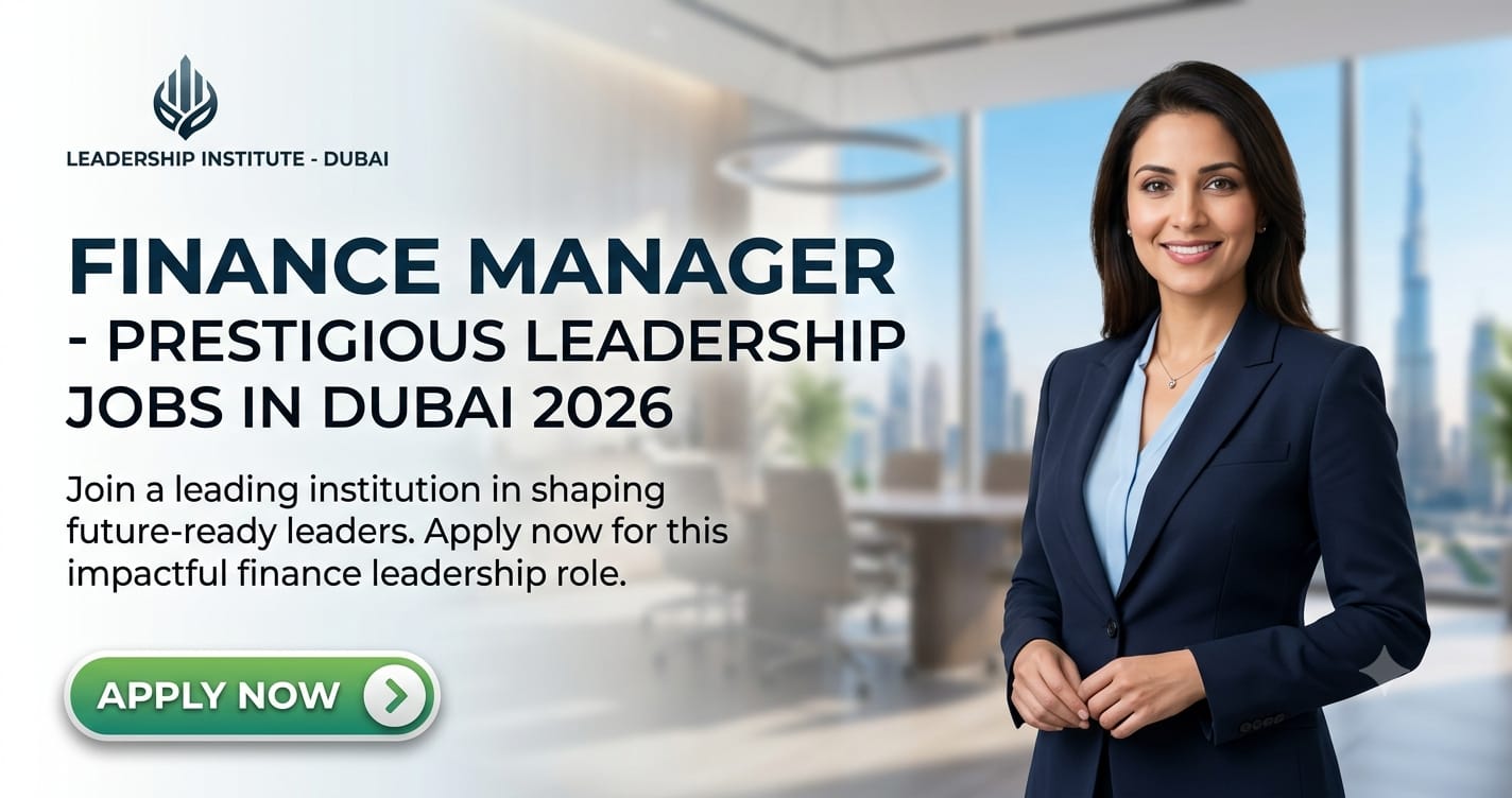 Finance Manager – Prestigious MBRSG Leadership Job in Dubai 2026