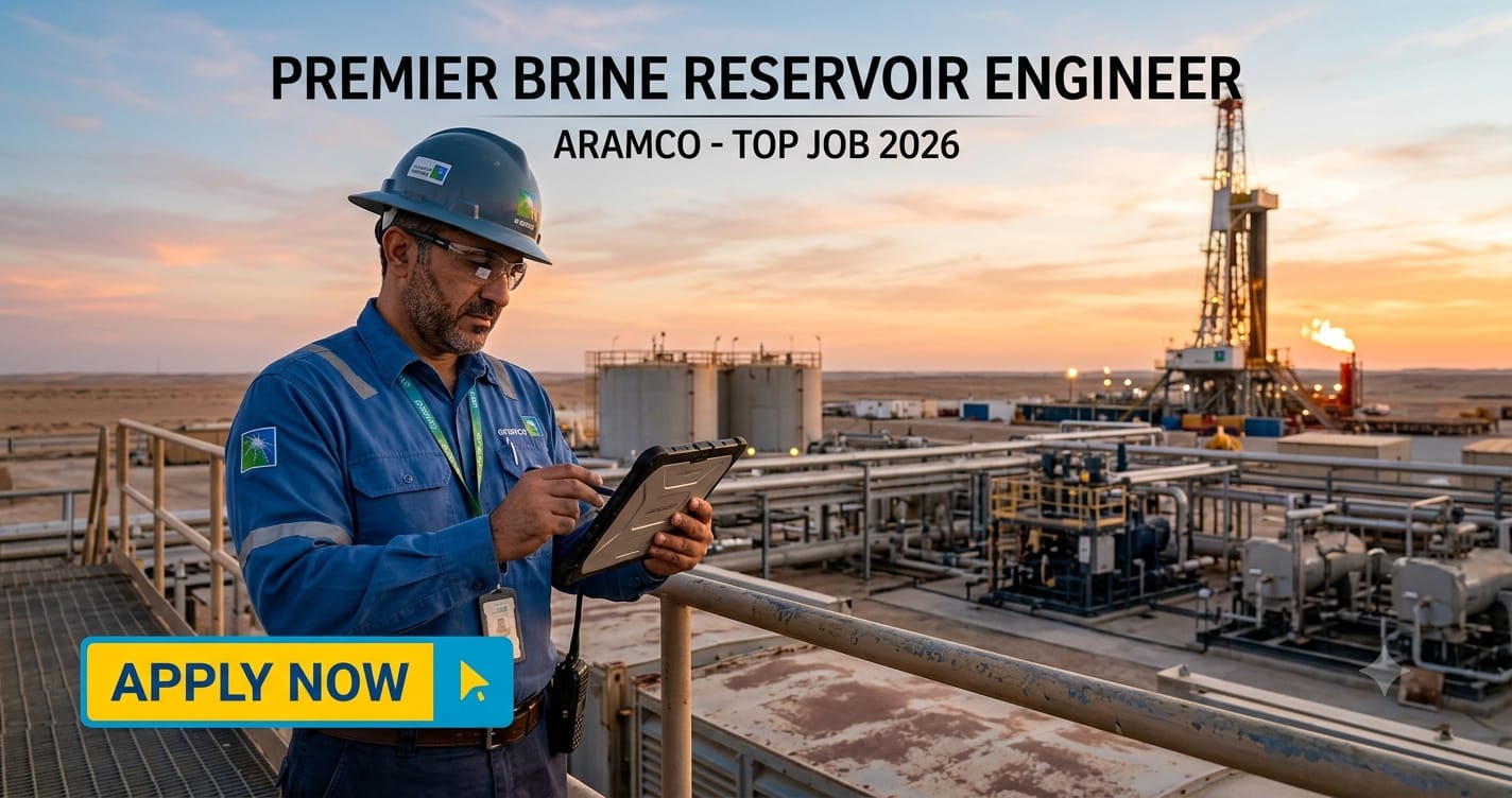 Premier Brine Reservoir Engineer Aramco – Top Subsurface Job in Saudi Arabia 2026