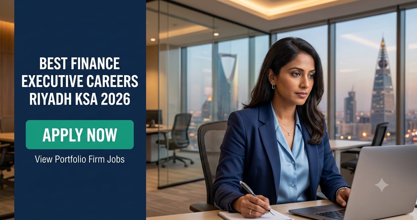 Best Finance Executive Careers Riyadh KSA 2026 | Portfolio Investment Firm