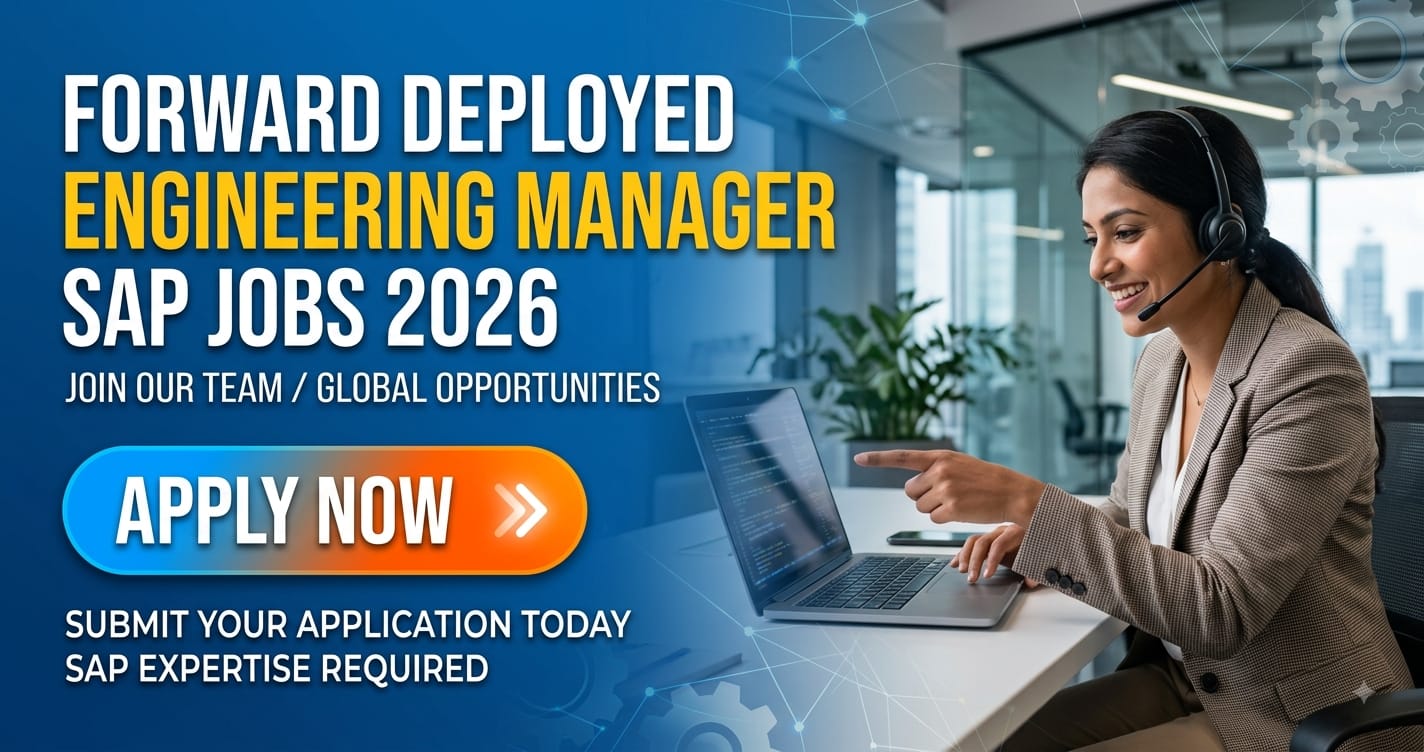 Forward Deployed Engineering Manager SAP Jobs 2026